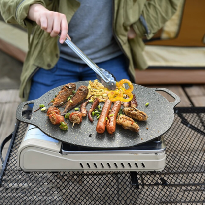 Plancha antiadherente🍳: Domina la cocina con facilidad.  🔥