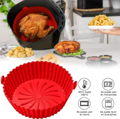 Pack 6 canastas de silicona para AIR FRYER